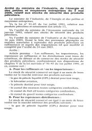 Arrêté du ministre de l'industrie, de l'énergie et des petites et moyennes entreprises du 3 mai 2006 | 