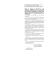 Arrêté du ministre de l'griculture et des ressources hydrauliques du 18 mai 2006 | 