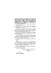 Arrêté du ministre de l’industrie, de l’énergie et des petites et moyennes entreprises du 19 février 2007 | 
