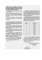 Arrêté du Ministre de l' Industrie, de l' Energie et des Petites et Moyennes Entreprises du 25 avril 2007 | 
