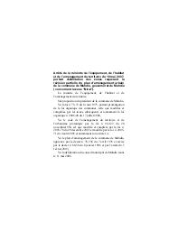 Arrêté de la ministre de l’équipement, de l’habitat et de l’aménagement du territoire du 18 mai 2007 | 