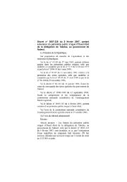 Décret n° 2007-238 du 5 février 2007, | 