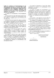 Arrêté du ministre de l’environnement et du développement durable du 17 janvier 2007, | 