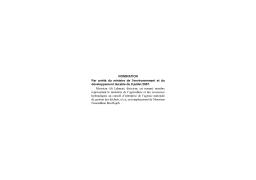 arrêté du ministre de l’environnement et du développement durable du 9 juillet 2007. | 