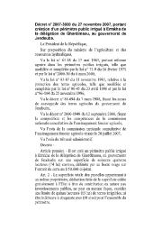 Décret n° 2007-3030 du 27 novembre 2007 | 
