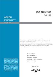 Norme ISO 2709 | 