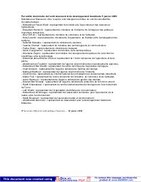 Arrêté du ministre de l'environnement et du Développement durable du 05 janvier 2009 | 