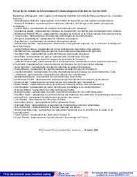 Arrêté du ministre de l’environnement et du développement durable du 7 janvier 2009 | 