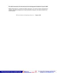 Arrêté du ministre de l’environnement et du développement durable du 23 janvier 2009 | 