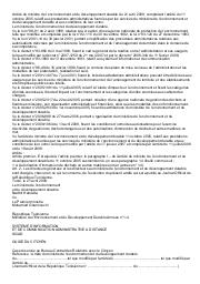 Arrêté du ministre de l’environnement et du développement durable du 21 avril 2009 | 