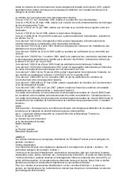 Arrêté du ministre de l’environnement et du développement durable du 22 janvier 2010 | 